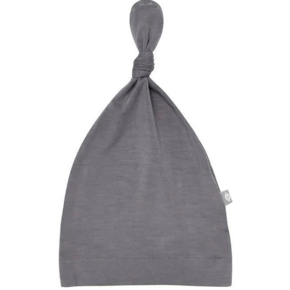 Kyte baby knotted cap CHARCOAL NWT new with tags